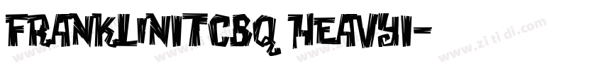 FranklinITCBQ HeavyI字体转换